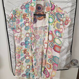 Boho Print Lightweight Blouse